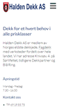 Mobile Screenshot of haldendekk.no